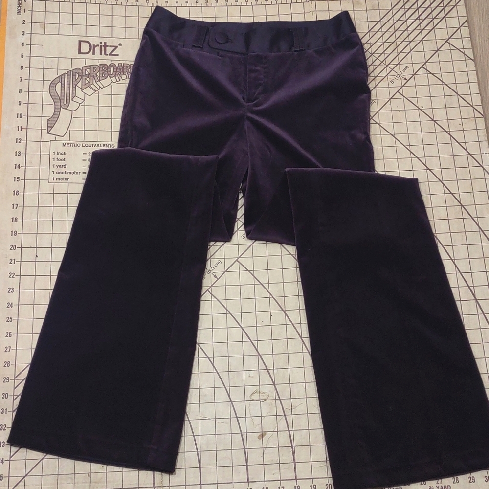 Purple Velvet Banana Republic Martin Fit 8L
